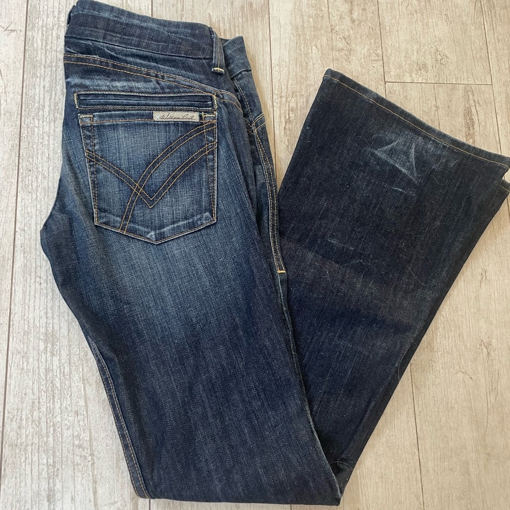 William Rast Savoy Blue Boot Cut Jeans - Y2K Vintage Size 27